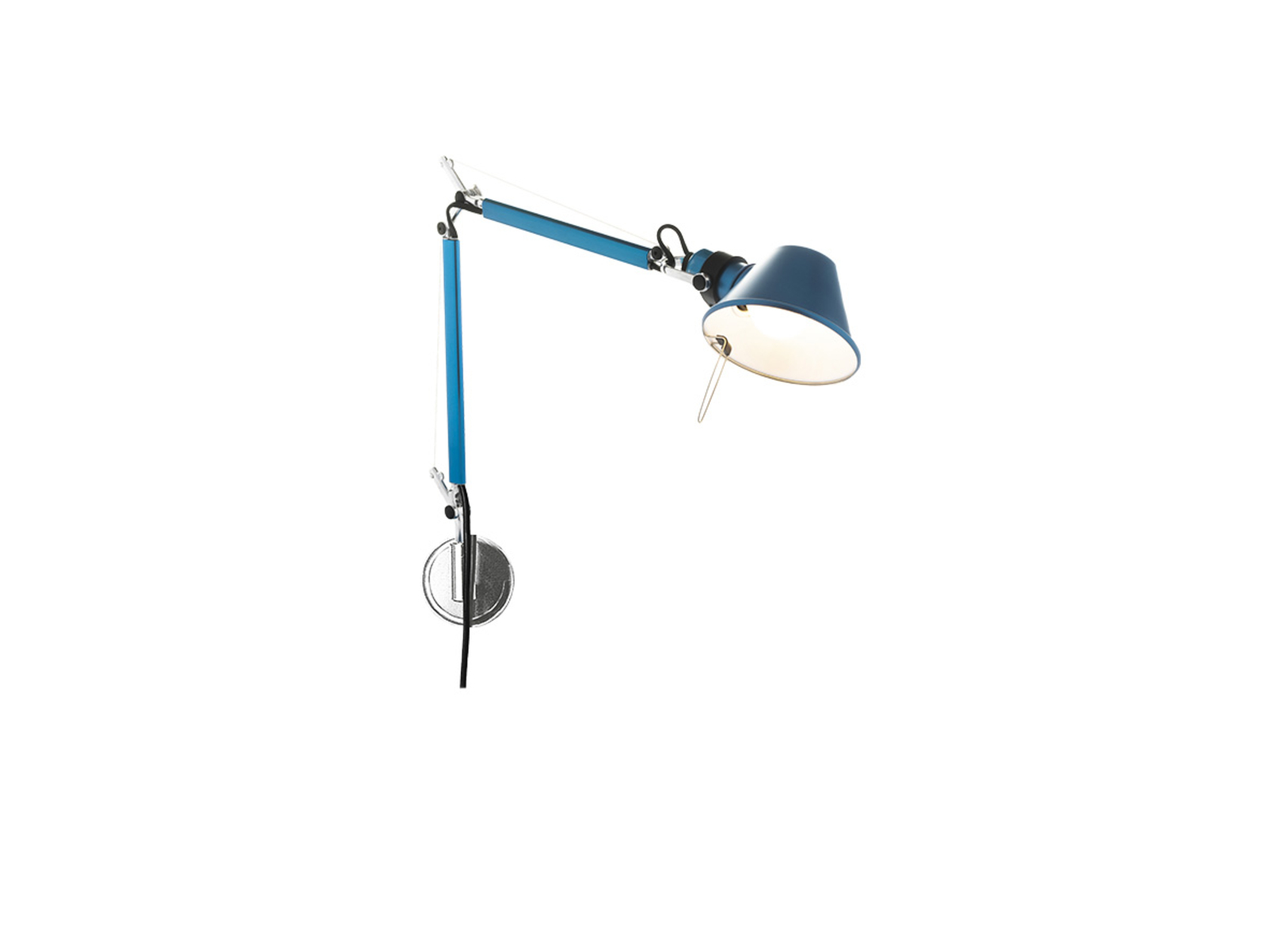Tolomeo Micro Parete Applique Murale Bleu - Artemide